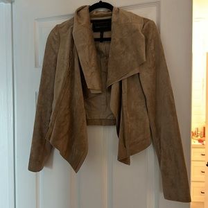 Brand new never worn BCBG suede moto jacket